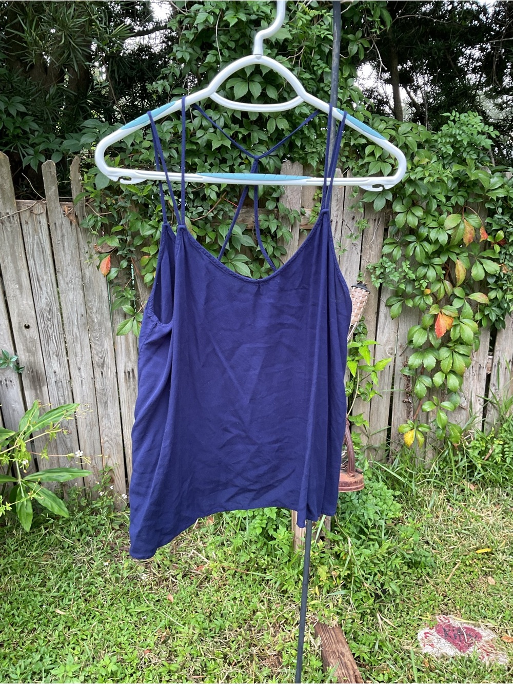 Women’s Strappy Cami Tank Top - Navy